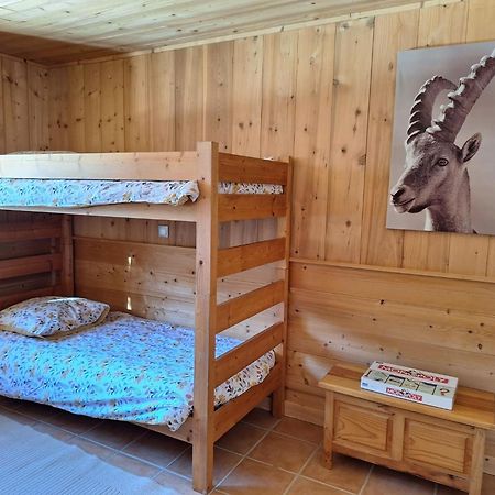 La Coufa, Spacieux Duplex En Chalet, Terrasse, Jardin, Vues Montagnes La Giettaz Exterior foto